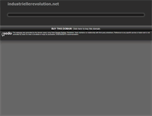Tablet Screenshot of industriellerevolution.net